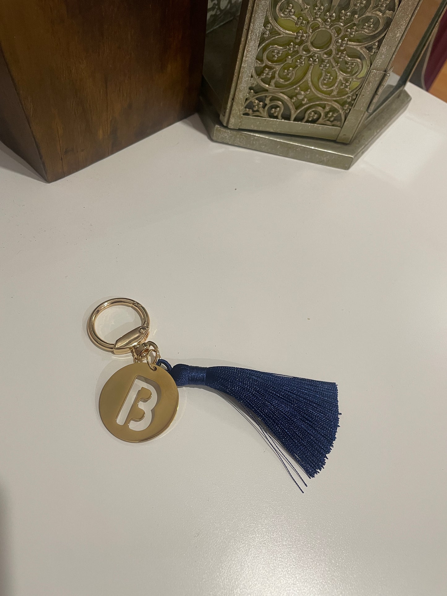 Llavero inicial personalizado
