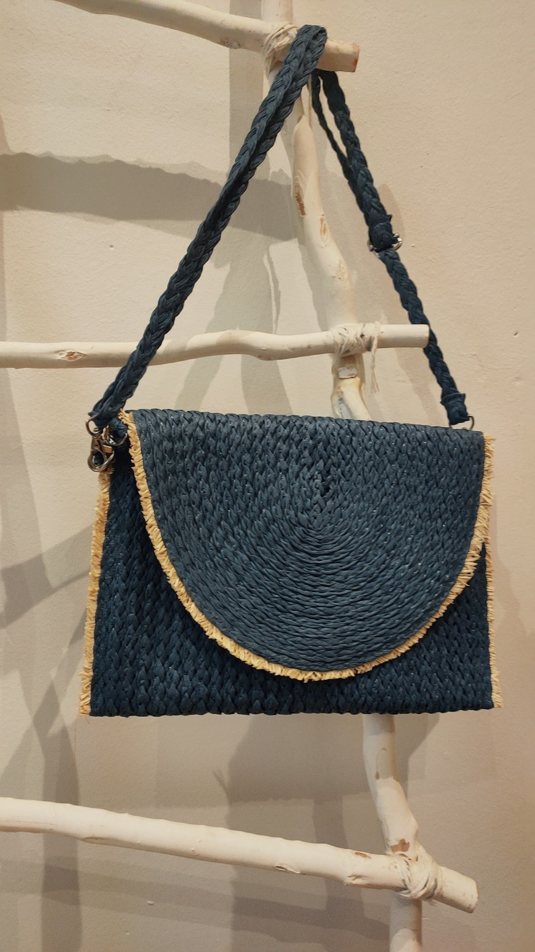 Bolso Paja azul