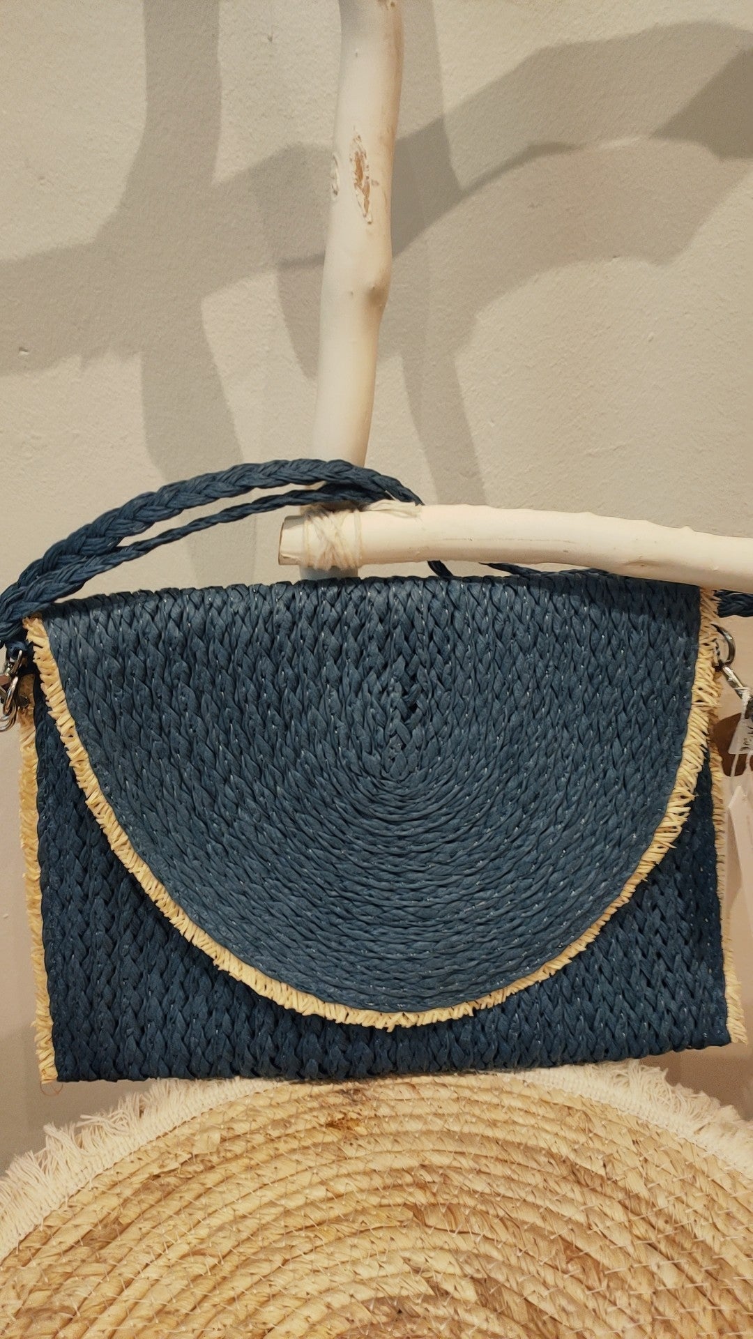 Bolso Paja azul