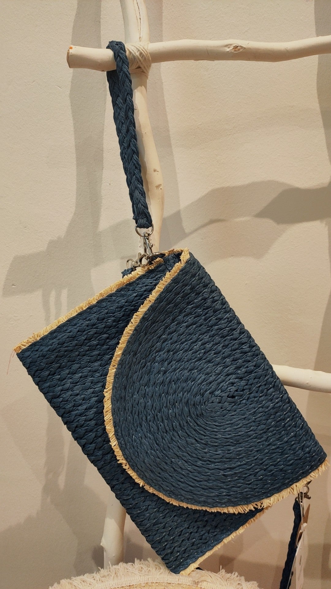 Bolso Paja azul